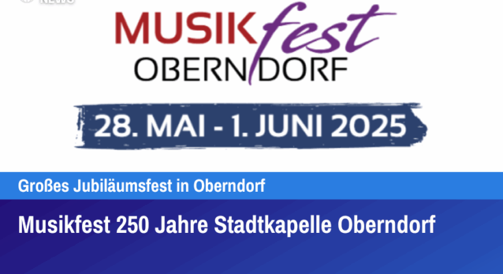 Musikfest 250 Jahre Stadtkapelle Oberndorf