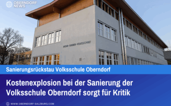 Kostenexplosion bei der Sanierung der Volksschule Oberndorf sorgt für Kritik