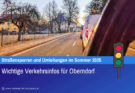 Wichtige Verkehrsinfos für Oberndorf