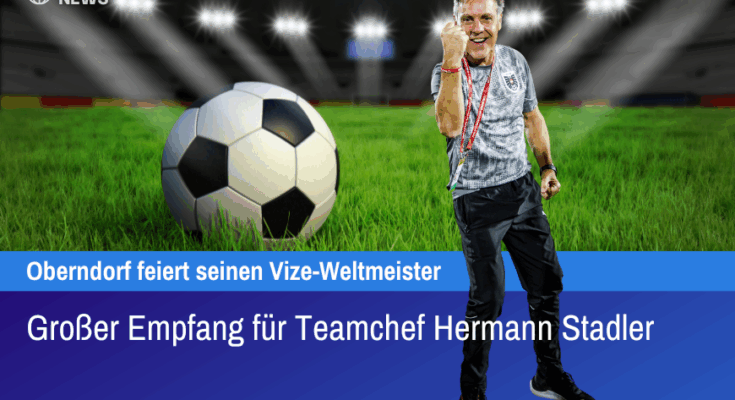 Großer Empfang für Teamchef Hermann Stadler
